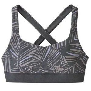 Patagonia Switchback Bra In Rain Fern Smolder Blue Size X-Small